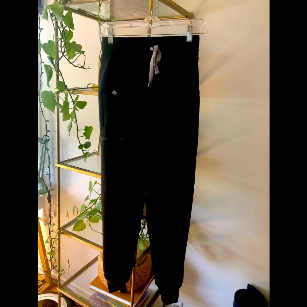 Figs Brand Womens XS high waist Zamora jogger black